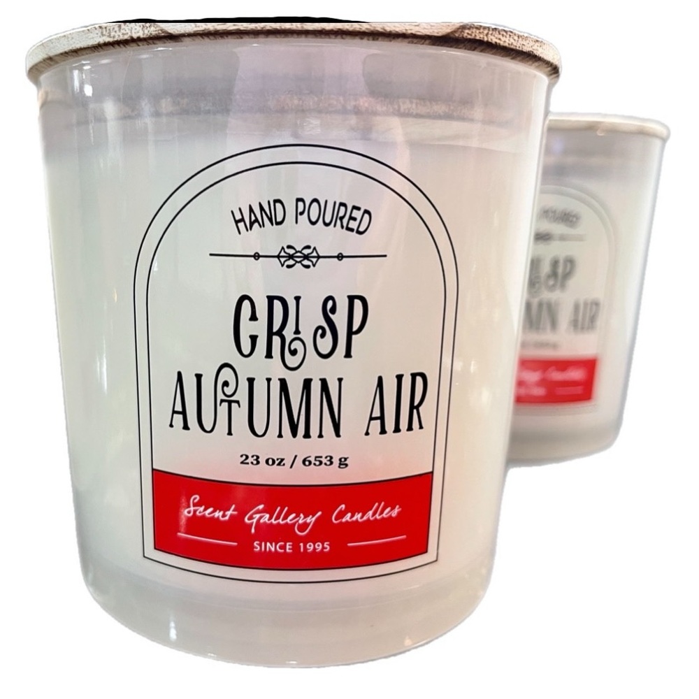 NWT! 🍁 Scent Gallery “CRISP AUTUMN AIR”  Red Truck XL Candle -23 Oz.Fall Autumn